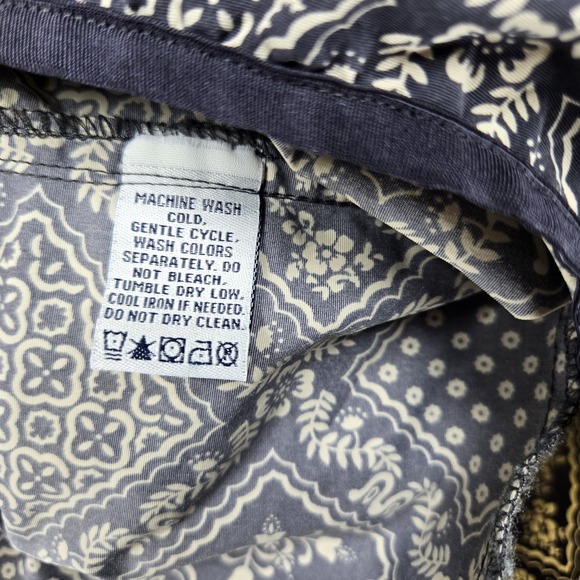 Reyn Spooner Lahaina Jacket Medium Black Bandana Print Lightweight Pullover - Picture 8 of 8